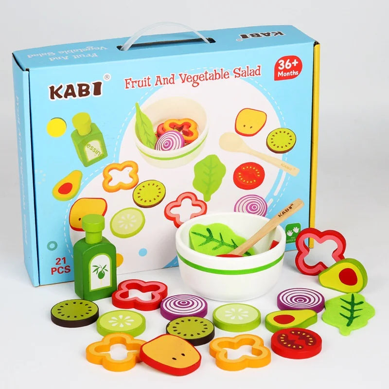 Wooden Pretend Tea Party Playset for Kids – Imaginative Role Play Set