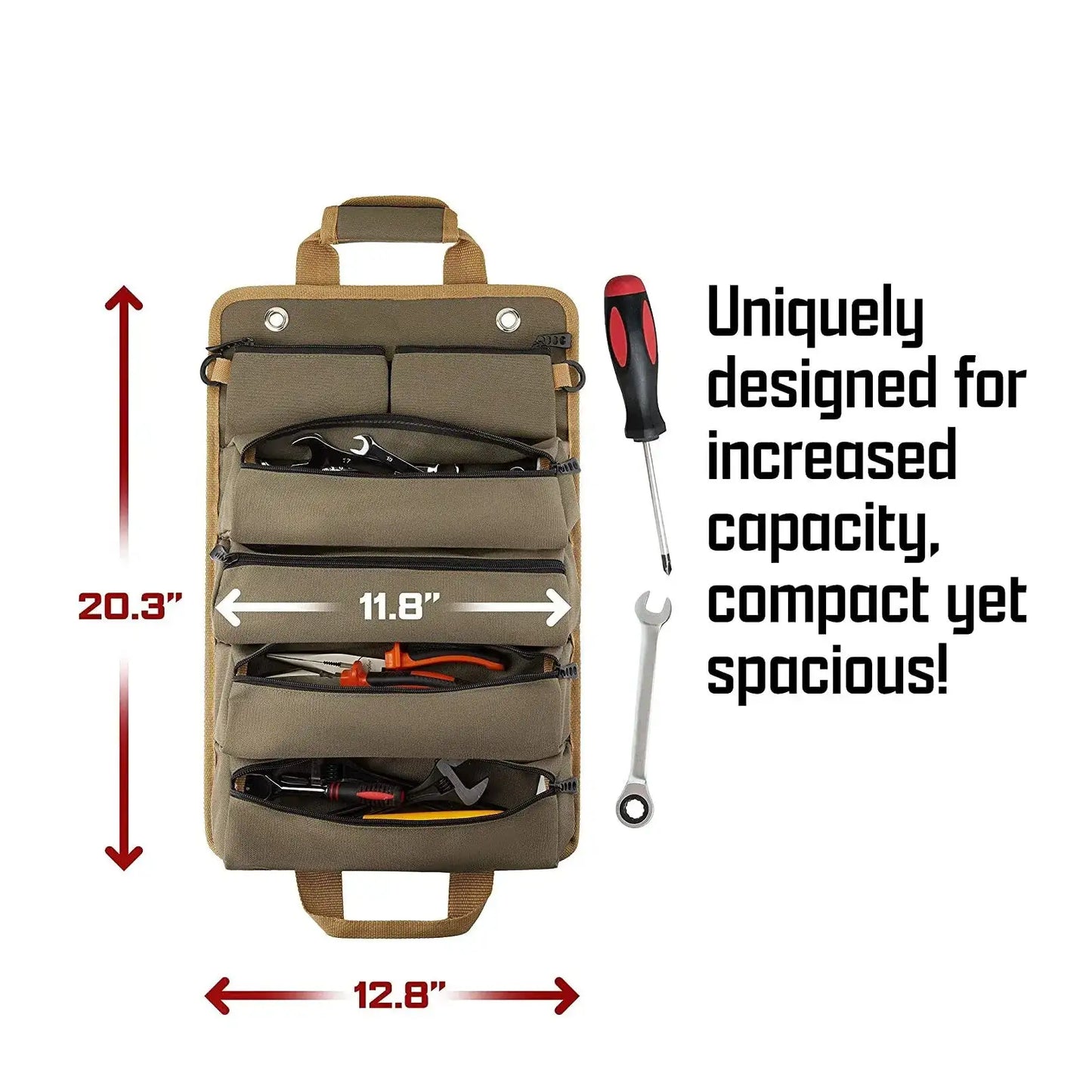 Tool Roll Organizer – Rugged & Stylish Gear Storage