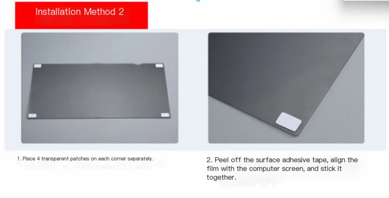 Anti-Spy Laptop Privacy Screen – Matte Waterproof Display Protector