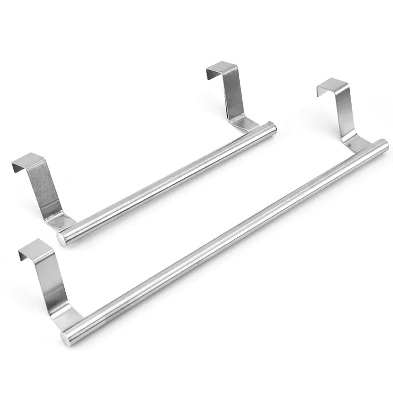 Stainless Steel Towel Rack – Over-the-Door, No-Drill, Modern Minimalist Design