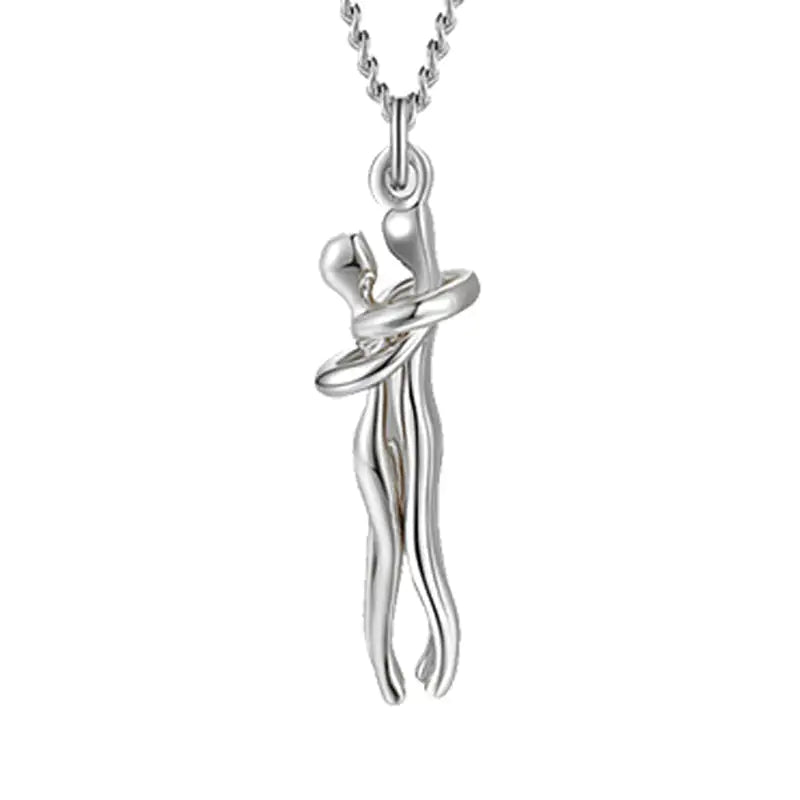Hug Necklace – Unisex Symbol of Love and Connection