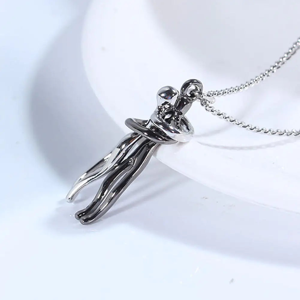 Hug Necklace – Unisex Symbol of Love and Connection
