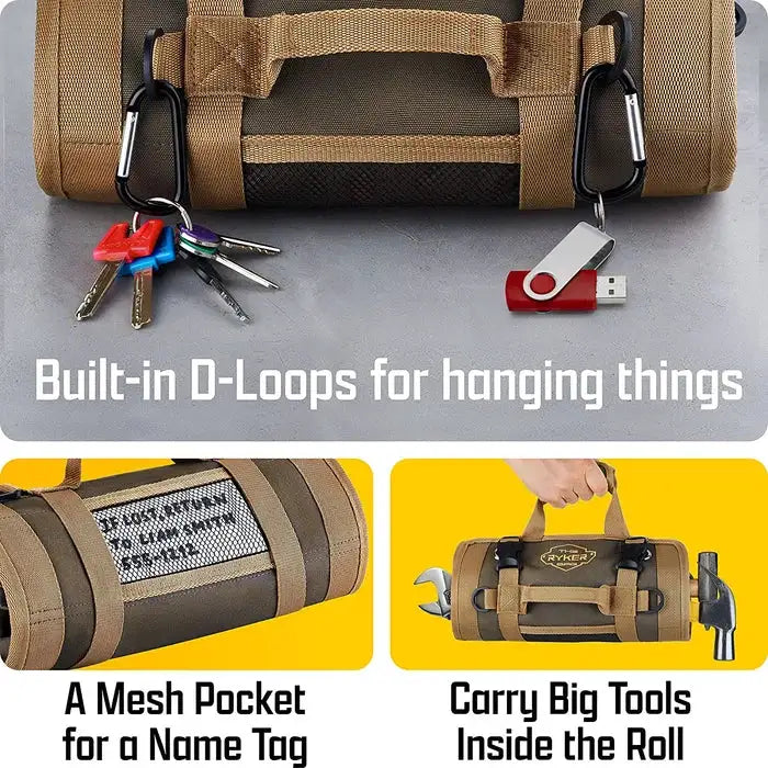 Tool Roll Organizer – Rugged & Stylish Gear Storage