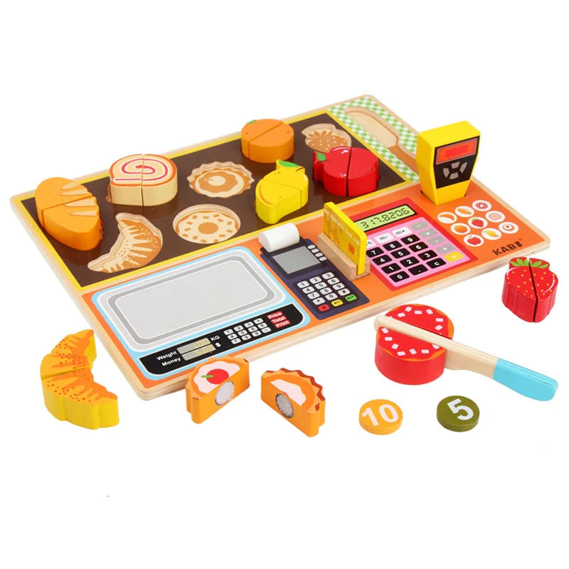Wooden Pretend Tea Party Playset for Kids – Imaginative Role Play Set