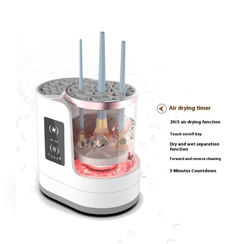 USB Electric Makeup Brush Cleaner & Dryer – Automatic Cleaning for Beauty Tools