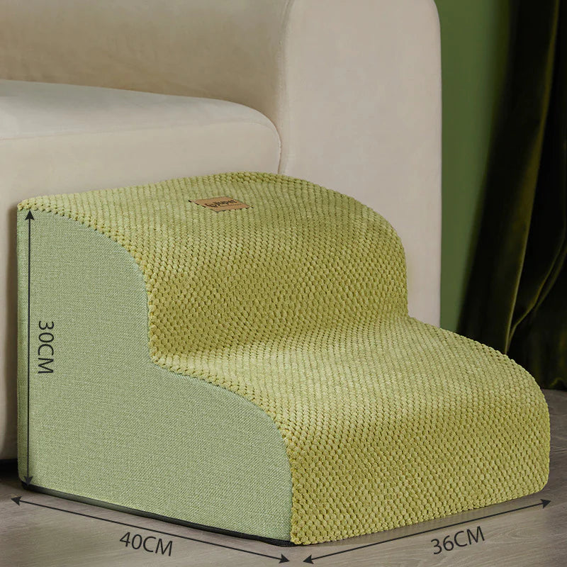 Pet Dog Ramp Stairs – Soft Foldable Slope Ladder for Beds & Couches