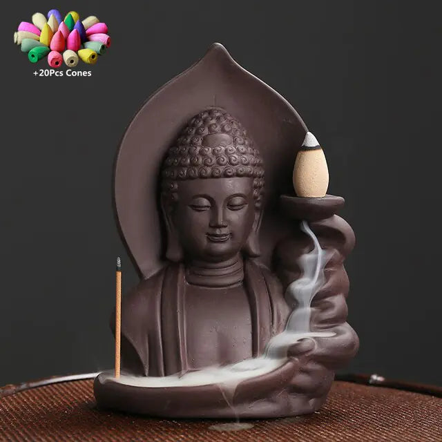 Auspicious Clouds Incense Burner – Elegant Spiritual Holder for Home & Meditation