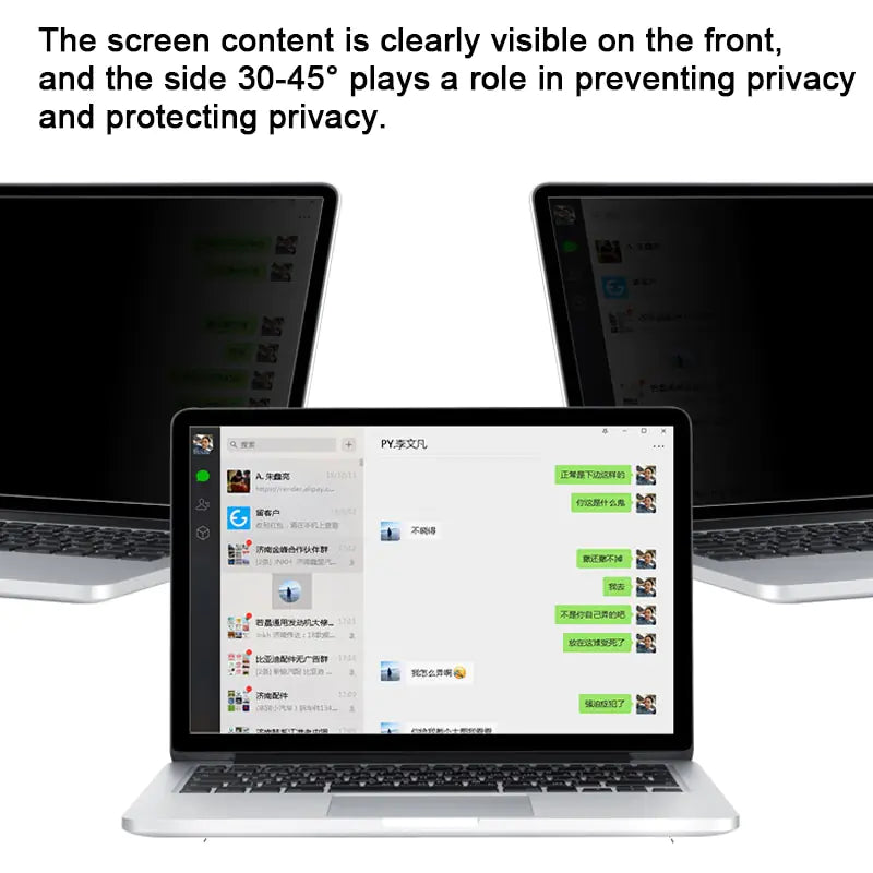 Anti-Spy Laptop Privacy Screen – Matte Waterproof Display Protector