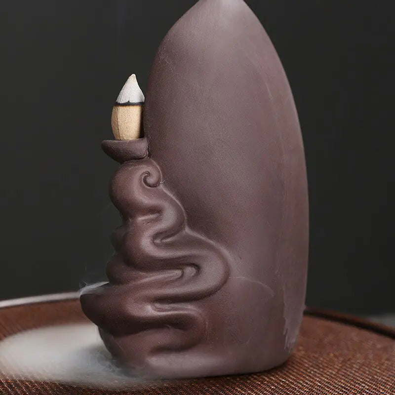 Auspicious Clouds Incense Burner – Elegant Spiritual Holder for Home & Meditation