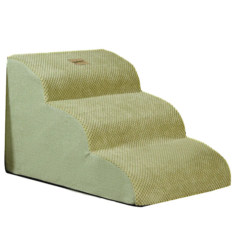 Pet Dog Ramp Stairs – Soft Foldable Slope Ladder for Beds & Couches