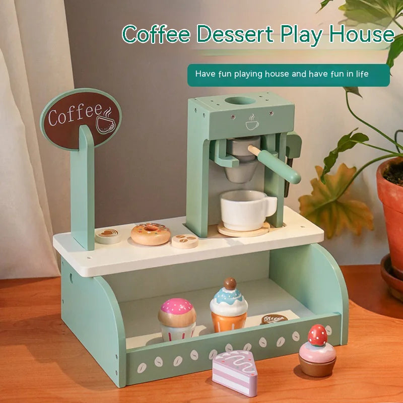Wooden Pretend Tea Party Playset for Kids – Imaginative Role Play Set