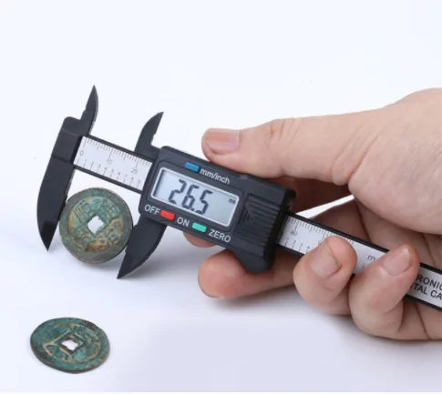Digital Display Vernier Caliper – High Precision Carbon Fiber Tool with LCD Screen