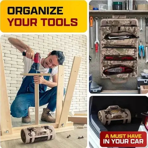Tool Roll Organizer – Rugged & Stylish Gear Storage