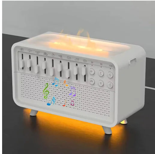 3-in-1 Bluetooth Speaker, Night Light & Humidifier – White Noise & Nature Sounds