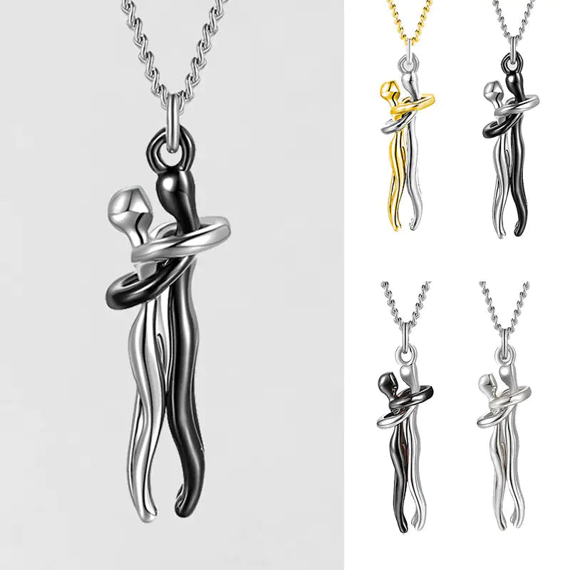 Hug Necklace – Unisex Symbol of Love and Connection