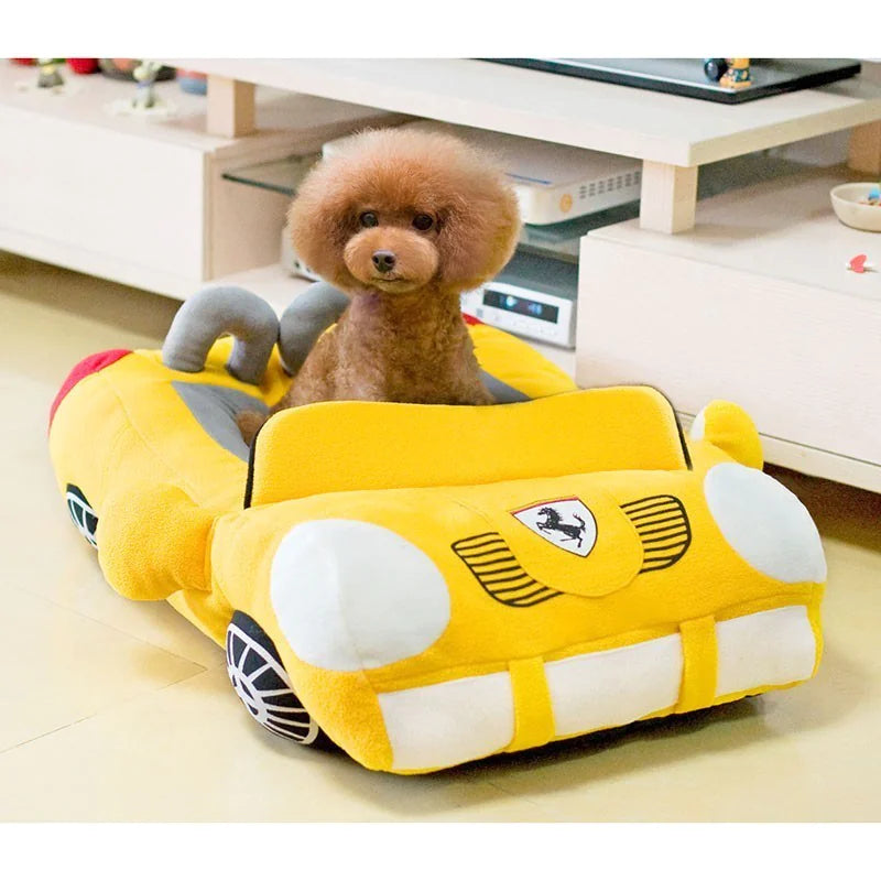 Luxury Car Pet Nest – Cozy & Safe Travel Bed for Pets