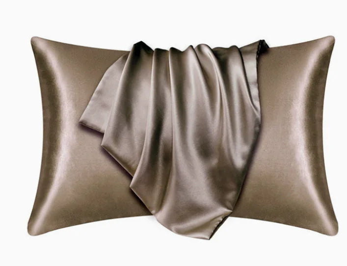 Luxury Satin Silk Pillowcases (Set of 2) for Hair & Skin – Anti-Frizz, Anti-Wrinkle