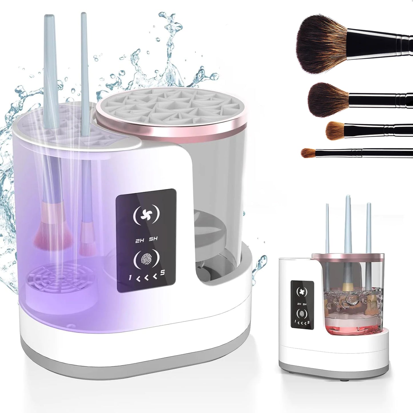 USB Electric Makeup Brush Cleaner & Dryer – Automatic Cleaning for Beauty Tools
