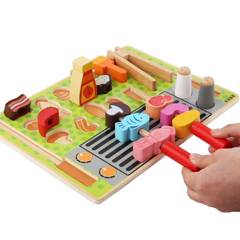 Wooden Pretend Tea Party Playset for Kids – Imaginative Role Play Set