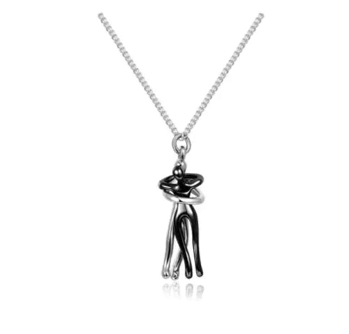 Hug Necklace – Unisex Symbol of Love and Connection