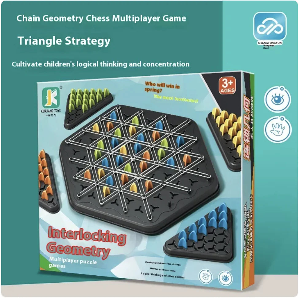 Chain Chess Puzzle Game – Strategic Family Board Game for All Ages