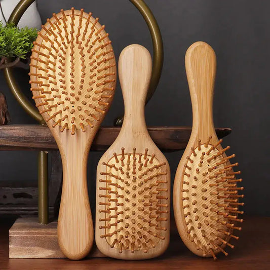 Pure Bamboo Hair Brush – Natural Harmony for Hair & Scalp